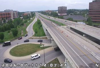 Outside Assistance Call on N Meridian St in Carmel Cleared — nearby traffic-camera view of the scene