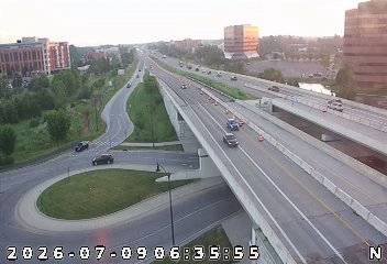 Outside Assistance on Guilford Rd in Carmel - Crews Cleared — nearby traffic-camera view of the scene
