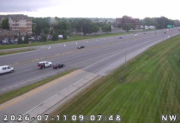 Outside Investigation Cleared at 96th St in Fishers — nearby traffic-camera view of the scene
