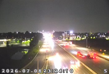 Traffic Collision Cleared at Cambridge Dr & Hague Rd in Fishers — nearby traffic-camera view of the scene