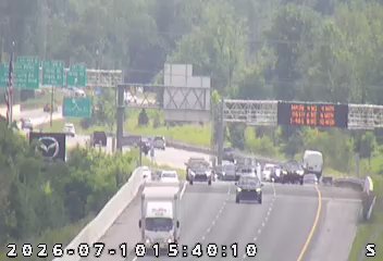 Traffic Collision on E SR 32 in Westfield Cleared — nearby traffic-camera view of the scene