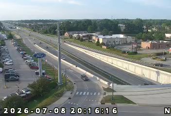 Traffic Collision Cleared on E 131st St in Fishers — nearby traffic-camera view of the scene